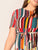  Plus Colorblock Belted Curved Hem Dress