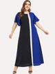 Plus Cut And Sew Butterfly Sleeve Maxi Dress