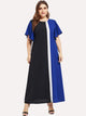 Plus Cut And Sew Butterfly Sleeve Maxi Dress