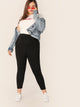 Plus Solid Leggings