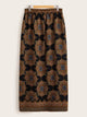 SHEIN Plus Tribal Print Split Hem Skirt