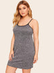 Plus Contrast Binding Cami Dress