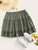 Plus Ruffle Hem lettuce Frill Skirt