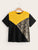 Plus Colorblock Snakeskin Patchwork Tee