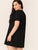  Plus Short Sleeve Swing Dress