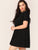  Plus Short Sleeve Swing Dress