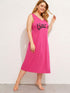 Plus Arabic You Are My Life Print Nightdress