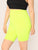 Plus Neon Lime Cycling Shorts