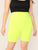 Plus Neon Lime Cycling Shorts