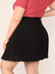 Plus Pleated Swing Skirt