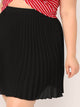 Plus Pleated Swing Skirt