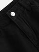 Plus Lace Up Raw Hem Denim Shorts