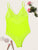 Plus Neon Lime Floral lace Teddy Bodysuit