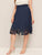 Plus Zip Back Laser Cut Skirt