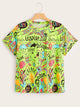 Plus Cartoon Print Tee