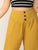 Plus Button Front Fold Pleated Wide Leg Pants