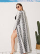 Plus Snakeskin Print Kimono