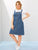 Plus Button Front Dungaree Dress