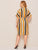 Plus Striped Tie Side Dress