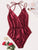 Plus Floral Lace Wrap Satin Teddy Bodysuit