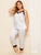 Plus Striped Lace Trim Satin Cami PJ Set