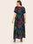 Plus Tie Dye Slant Pocket Maxi Dress