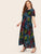 Plus Tie Dye Slant Pocket Maxi Dress