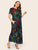 Plus Tie Dye Slant Pocket Maxi Dress