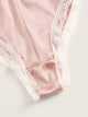 Plus Ruffle Hem Satin Lingerie Set