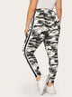 Plus Side Striped Camo Leggings