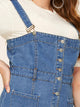 Plus Pocket Dungaree Dress