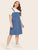 Plus Pocket Dungaree Dress