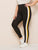 Plus Contrast Taped Side Leggings