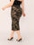 SHEIN Plus Camo Bodycon Skirt