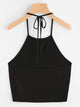 Plus Tie Back Halter Top