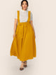 SHEIN Plus Paperbag Waist Frill Strap Flare Skirt