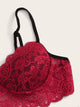 Plus Floral Lace Lingerie Set