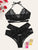 Plus Lace Halter Cut Out Lingerie Set