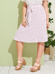 Plus Polka Dot Skirt