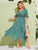 Plus Ditsy Floral Knot Cuff Hanky Hem Wrap Dress