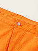 Plus Neon Orange Denim Shorts