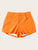 Plus Neon Orange Denim Shorts