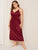 Plus Satin Spaghetti Strap Night Dress