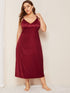 Plus Satin Spaghetti Strap Night Dress