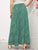 SHEIN Plus Shirred Waist Dalmatian Print Skirt