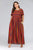 Plus Multicolor Striped Maxi Dress