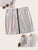 Plus Zip Up Metallic Skirt