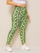 Plus Snakeskin Print Leggings