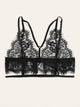 Plus Floral Lace Bralette