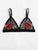 Plus Applique Floral Lace Bralette